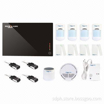Wireless Burglar GSM Alarm System in Spanish/English/Russian/German/French Language